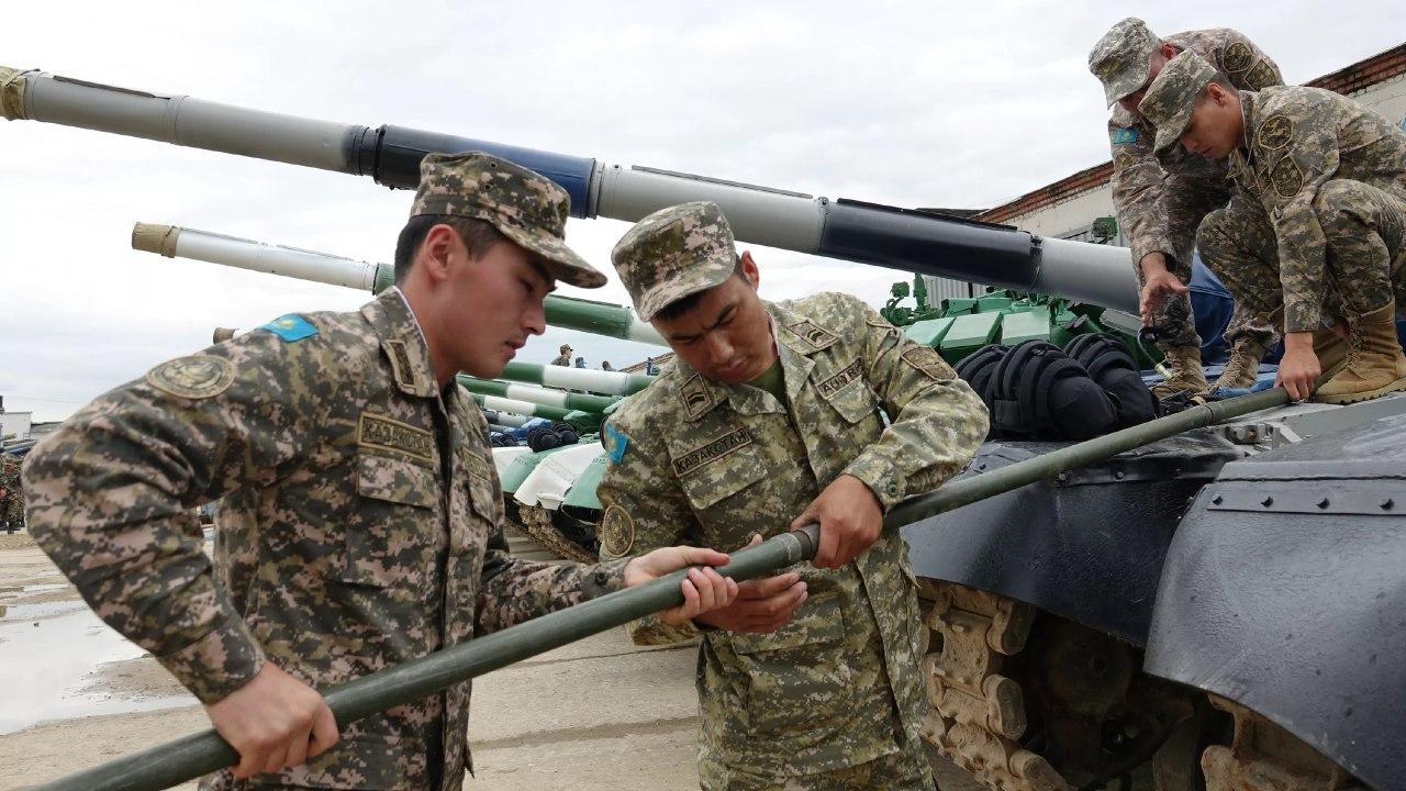 Казахстанский экипаж будет выступать на танках желтого цвета на Армейских играх