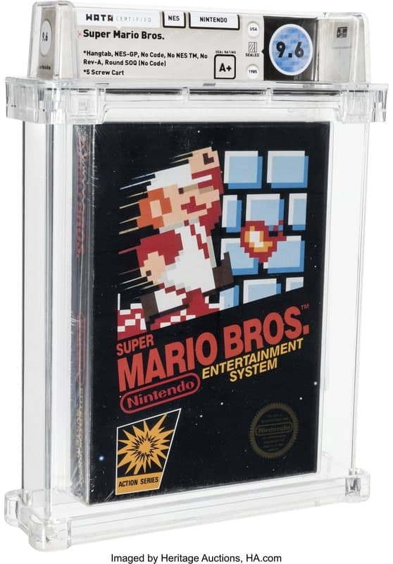 Видеоигру Super Mario Bros продали за рекордную сумму