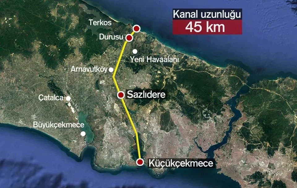 В Турции начинают строить канал «Стамбул»