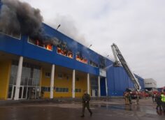 Пожар ТЦ "Астыкжан" в городе Нур-Султан потушен